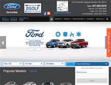 Tablet Screenshot of egolfford.com